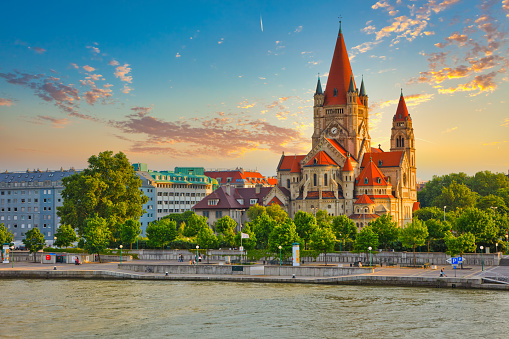 Church Heiliger Franz of Assisi in Vienna